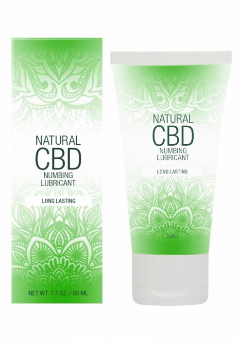 Лубрикант с пролонгирующим эффектом Natural CBD Numbing Lubricant - 50 мл. - Shots Media BV - купить с доставкой в Коломне