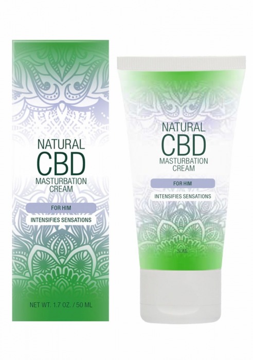 Крем для мастурбации для мужчин Natural CBD Masturbation Cream For Him - 50 мл. - Shots Media BV - купить с доставкой в Коломне