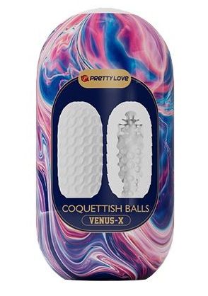 Мастурбатор в форме яйца Coquettish Balls - Baile - в Коломне купить с доставкой