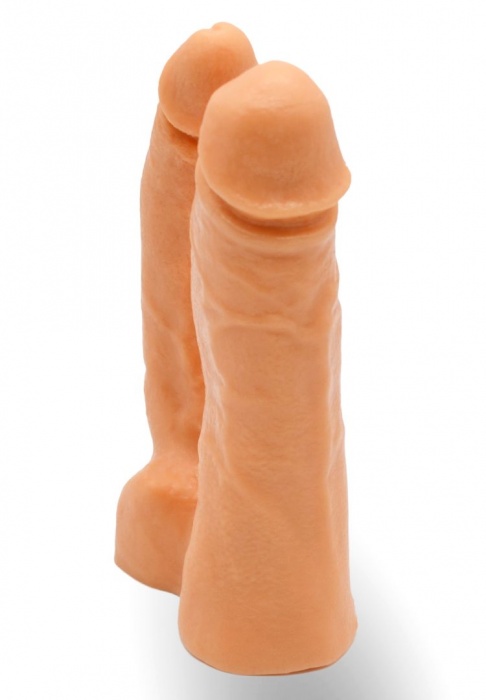 Двойной фаллоимитатор на трусиках с плугом - 15 см. - LOVETOY (А-Полимер) - купить с доставкой в Коломне