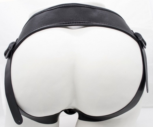 Двойной фаллоимитатор на трусиках с плугом - 15 см. - LOVETOY (А-Полимер) - купить с доставкой в Коломне