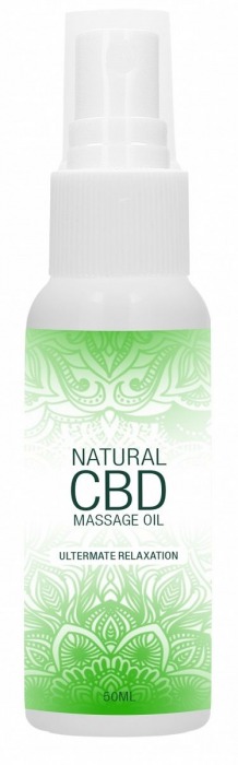 Массажное масло Natural CBD Massage Oil - 50 мл. - Shots Media BV - купить с доставкой в Коломне