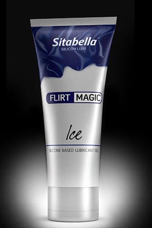 Силиконовая гель-смазка FLIRT MAGIC Ice с лёгким пролонгирующим эффектом - 75 мл. - Sitabella - купить с доставкой в Коломне