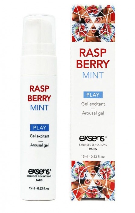 Возбуждающий гель Raspberry Mint с ароматом малины и мяты - 15 мл. - Exsens - купить с доставкой в Коломне