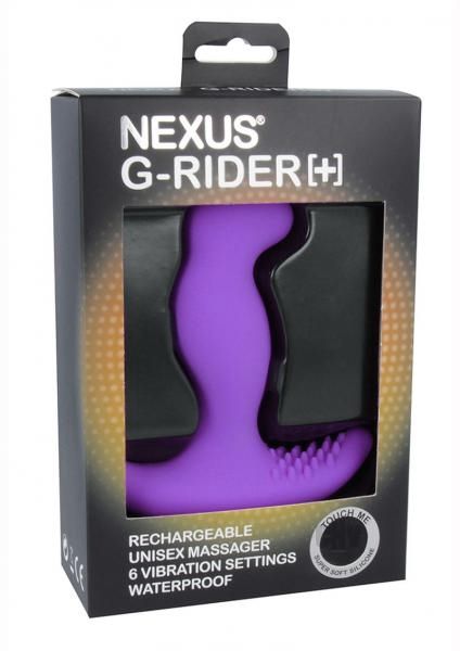Фиолетовый вибромассажер простаты Nexus G-Rider+ - 12,6 см. - Nexus Range - в Коломне купить с доставкой