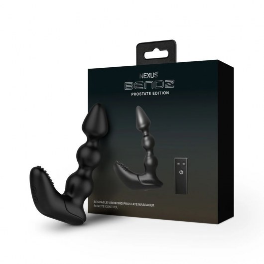Черный вибростимулятор Nexus Bendz Prostate Edition - 14,1 см. - Nexus Range - в Коломне купить с доставкой