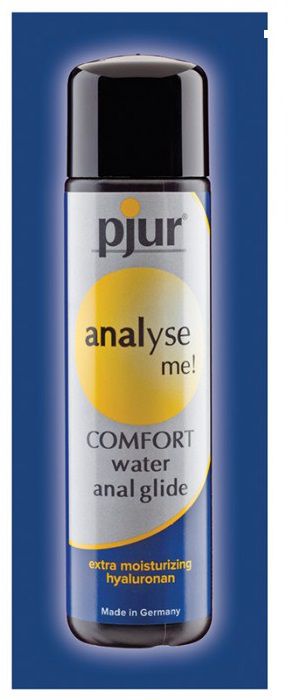 Анальный лубрикант pjur ANALYSE ME Comfort Water Anal Glide - 2 мл. - Pjur - купить с доставкой в Коломне