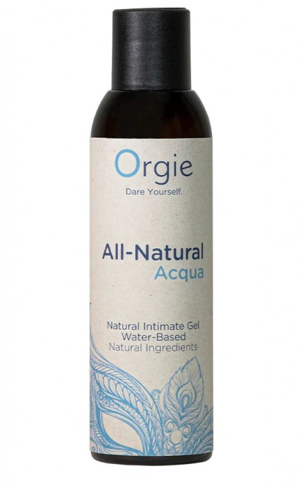 Интимный гель на водной основе Orgie All-Natural Acqua - 150 мл. - ORGIE - купить с доставкой в Коломне