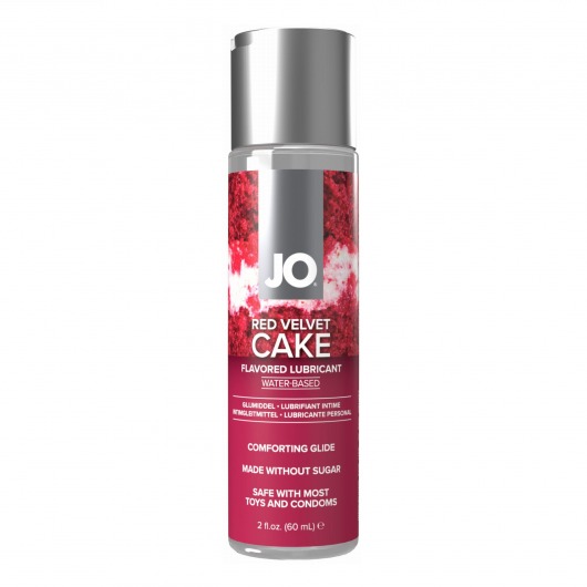 Лубрикант на водной основе JO H2O Red Velvet Cake Flavored Lubricant - 60 мл. - System JO - купить с доставкой в Коломне
