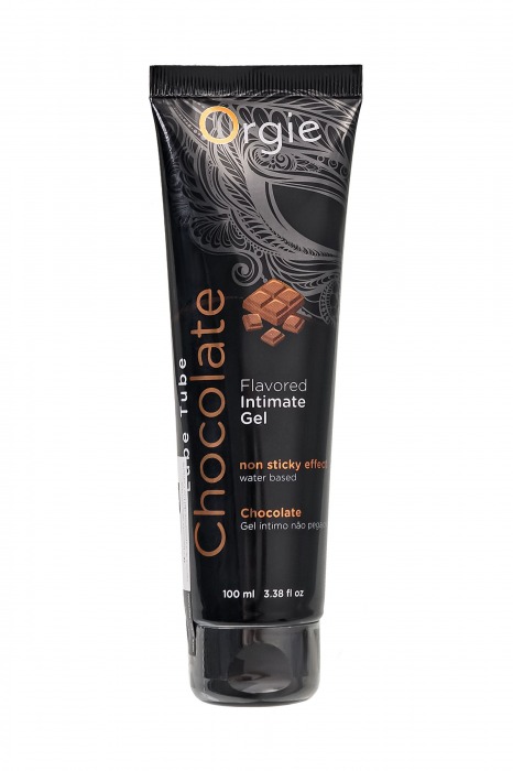 Интимный гель на водной основе Lube Tube Chocolate с шоколадным вкусом - 100 мл. - ORGIE - купить с доставкой в Коломне
