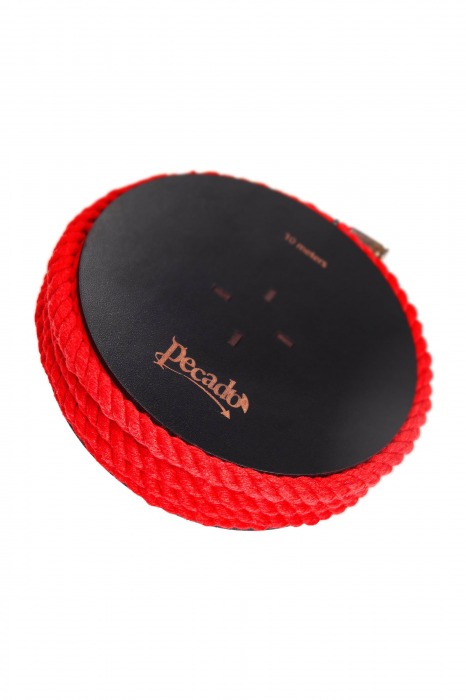 Красная веревка для шибари на катушке - 10 м. - Pecado - купить с доставкой в Коломне