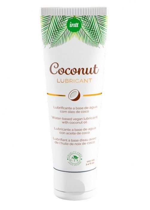 Веганская смазка на водной основе Coconut Lubricant - 100 мл. - INTT - купить с доставкой в Коломне