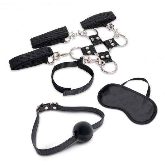 Набор для фиксации из 7 предметов Hogtie   Ball Gag Kit - Lux Fetish - купить с доставкой в Коломне