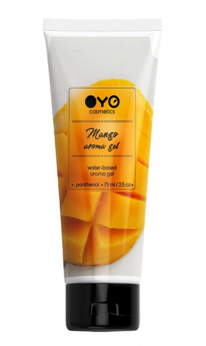 Лубрикант на водной основе OYO Aroma Gel Mango с ароматом манго - 75 мл. - OYO - купить с доставкой в Коломне