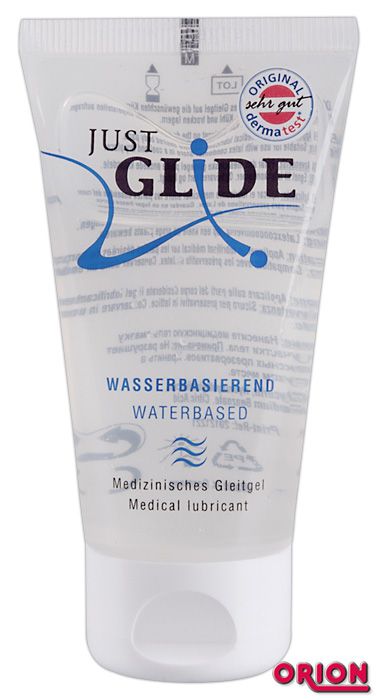 Вагинальная смазка на водной основе JUSTGLIDE - 50 мл. - Orion - купить с доставкой в Коломне