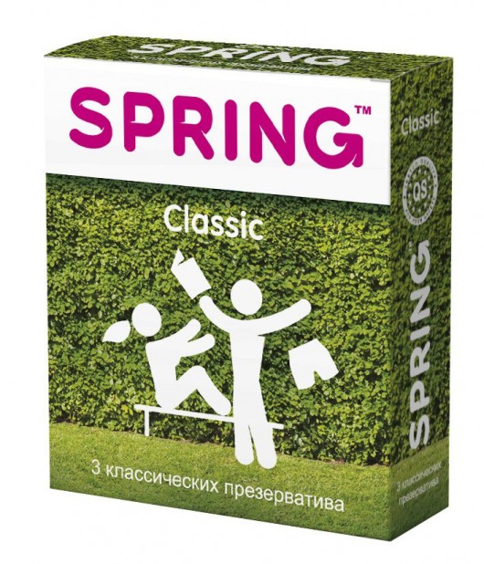 Классические презервативы SPRING CLASSIC - 3 шт. - SPRING - купить с доставкой в Коломне