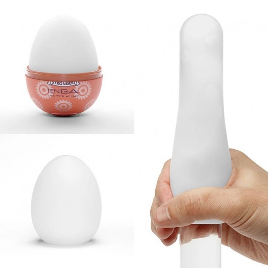 Мастурбатор-яйцо Tenga Egg Gear - Tenga - в Коломне купить с доставкой