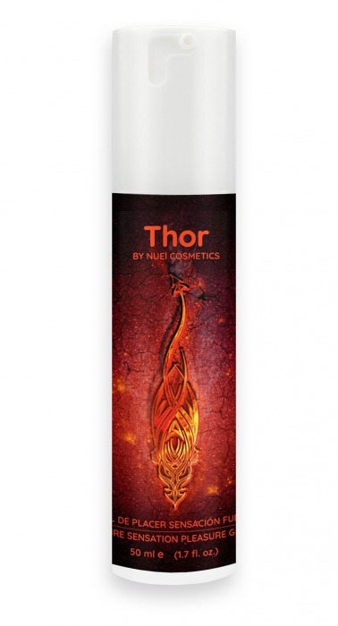 Возбуждающий унисекс гель Thor Fire Gel - 50 мл. - Nuei cosmetics - купить с доставкой в Коломне