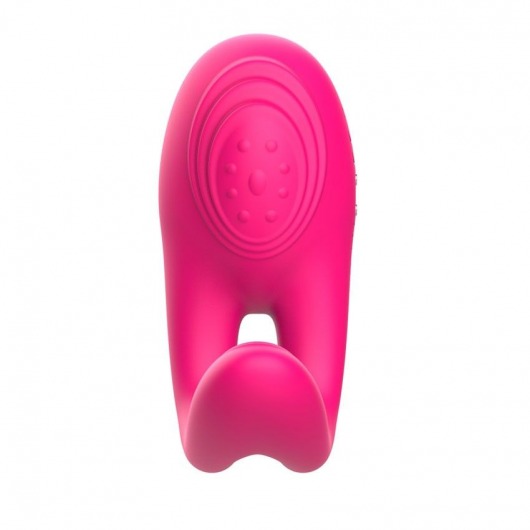 Розовое виброкольцо с пультом ДУ - I-MOON - в Коломне купить с доставкой