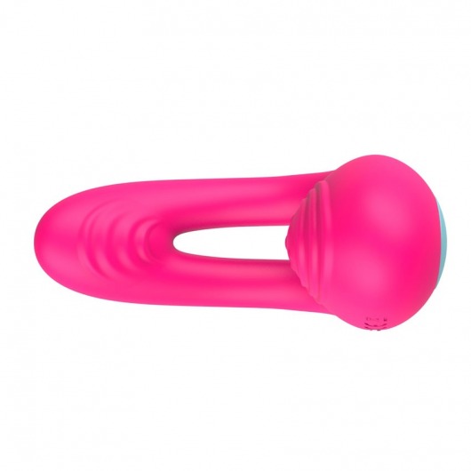 Розовое виброкольцо с пультом ДУ - I-MOON - в Коломне купить с доставкой