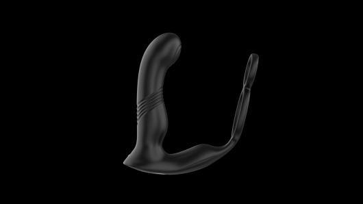 Черный вибромассажер простаты с эффектом фингеринга - 16 см. - Secwell - в Коломне купить с доставкой