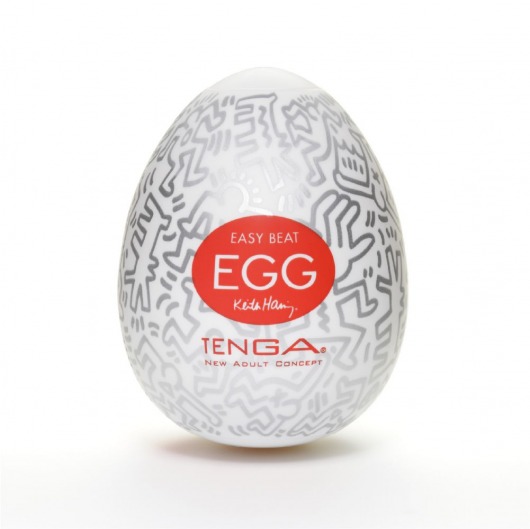 Мастурбатор-яйцо Keith Haring EGG PARTY - Tenga - в Коломне купить с доставкой