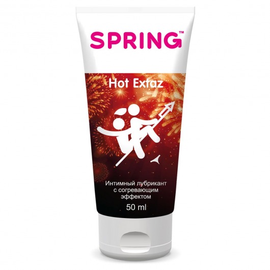 Согревающие интимный лубрикант Spring Hot Extaz - 50 мл. - SPRING - купить с доставкой в Коломне