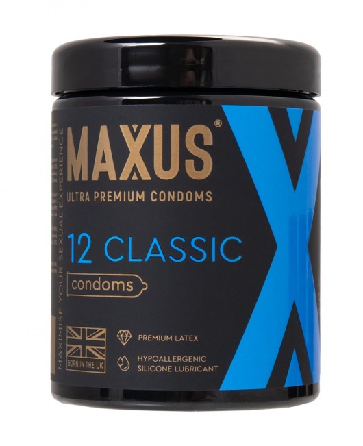 Классические презервативы MAXUS Classic - 12 шт. - Maxus - купить с доставкой в Коломне