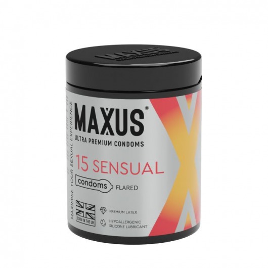 Анатомические презервативы MAXUS Sensual - 15 шт. - Maxus - купить с доставкой в Коломне