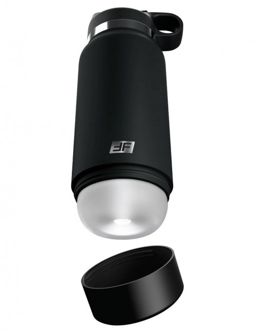 Черный мастурбатор в виде бутылки Fap Flask - Pipedream - в Коломне купить с доставкой