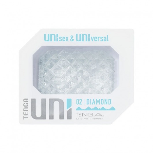 Прозрачный мастурбатор-стимулятор Tenga Uni Diamond - Tenga - в Коломне купить с доставкой