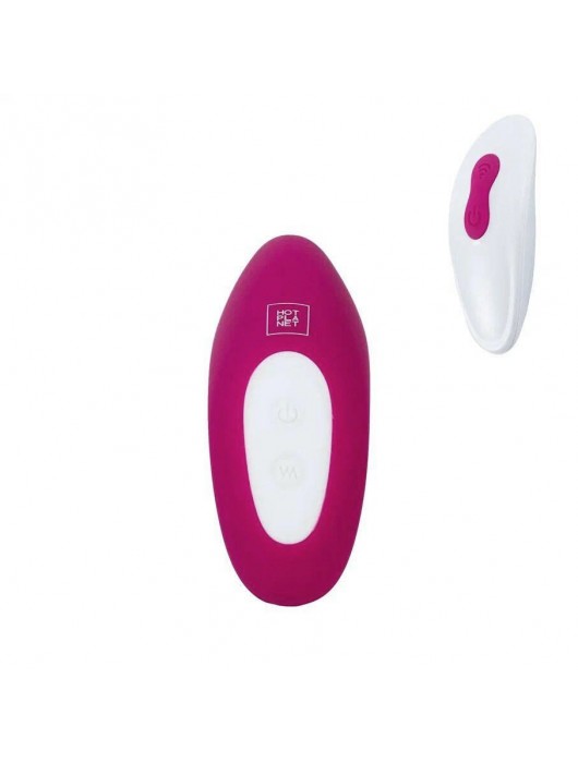 Бордовый вибратор для точки G с вакуум-волновой стимуляцией клитора Venus - HOT planet