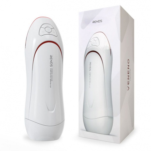 Белый вибромастурбатор со сжатием и голосовым сопровождением - Rends - в Коломне купить с доставкой