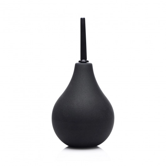 Черный анальный душ Thin Tip Enema Bulb - XR Brands - купить с доставкой в Коломне