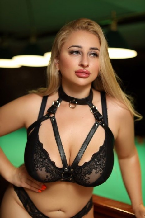 Черная кожаная сбруя с ошейником plus size из нежной кожи - БДСМ Арсенал - купить с доставкой в Коломне