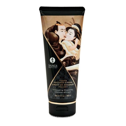 Массажный крем для тела с ароматом шоколада Intoxicating Chocolate - 200 мл. - Shunga - купить с доставкой в Коломне