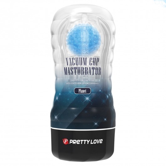 Прозрачный текстурированный мастурбатор Vacuum Cup Masturbator Planet - Baile - в Коломне купить с доставкой