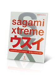 Ультратонкий презерватив Sagami Xtreme SUPERTHIN - 1 шт. - Sagami - купить с доставкой в Коломне