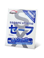 Презерватив Sagami Xtreme Ultrasafe с двойным количеством смазки - 1 шт. - Sagami - купить с доставкой в Коломне