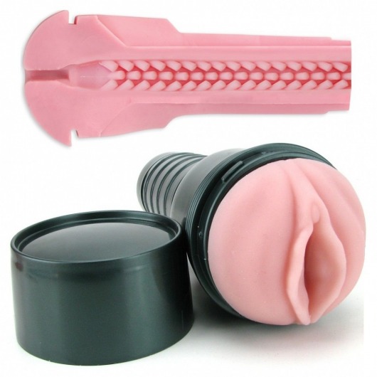 Мастурбатор-вагина Fleshlight - Vibro Pink Lady Touch с вибрацией - Fleshlight - в Коломне купить с доставкой