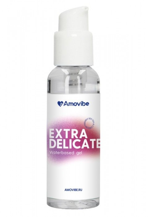 Гель на водной основе Amovibe Extra Delicate - 100 мл. - Amovibe - купить с доставкой в Коломне