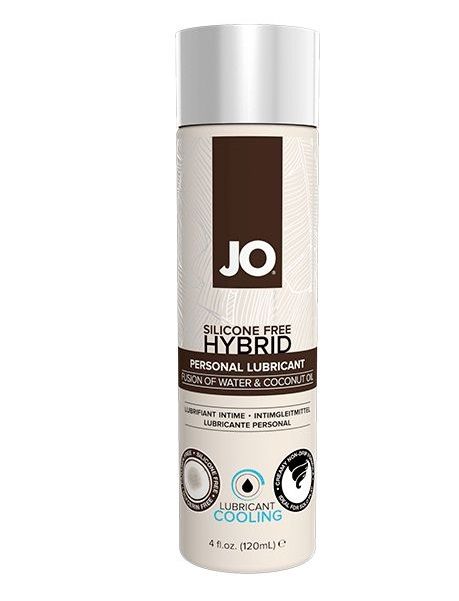 Водно-масляный лубрикант с охлаждающим эффектом JO Silicon free Hybrid Lubricant COOLING - 120 мл. - System JO - купить с доставкой в Коломне