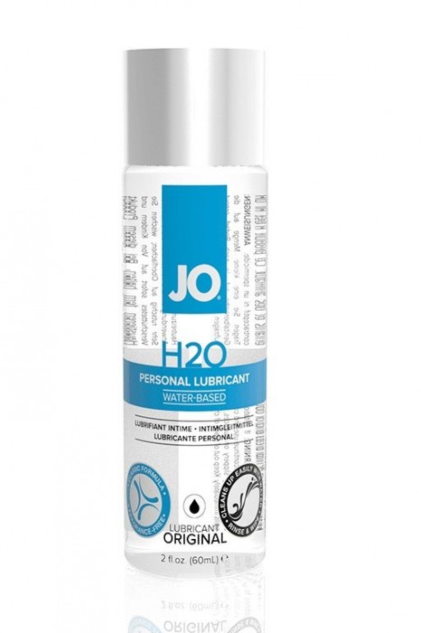 Нейтральный лубрикант на водной основе JO Personal Lubricant H2O - 60 мл. - System JO - купить с доставкой в Коломне