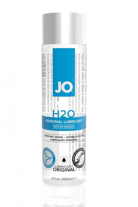 Нейтральный лубрикант на водной основе JO Personal Lubricant H2O - 120 мл. - System JO - купить с доставкой в Коломне