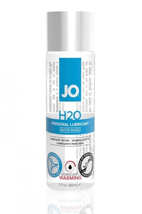 Возбуждающий лубрикант на водной основе JO Personal Lubricant H2O Warming - 60 мл. - System JO - купить с доставкой в Коломне