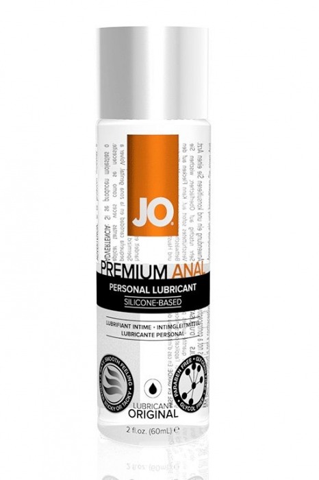 Анальный лубрикант на силиконовой основе JO Anal Premium - 60 мл. - System JO - купить с доставкой в Коломне
