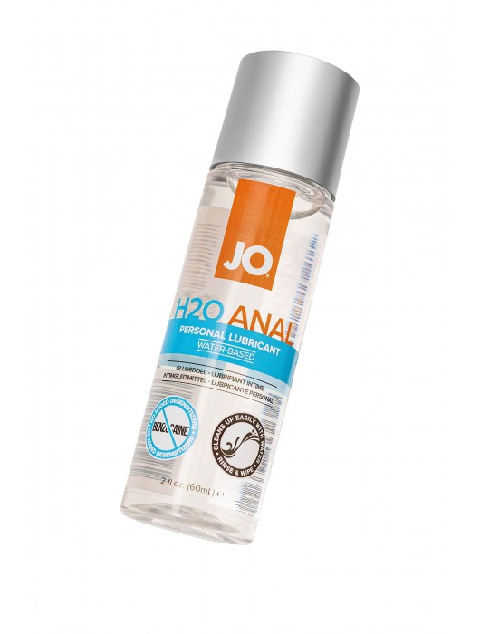 Анальный лубрикант на водной основе JO Anal H2O - 60 мл. - System JO - купить с доставкой в Коломне