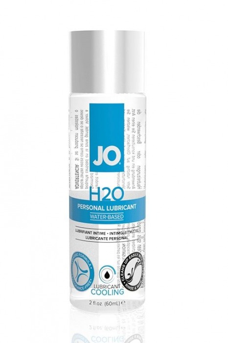 Охлаждающий лубрикант на водной основе JO Personal Lubricant H2O COOLING - 60 мл. - System JO - купить с доставкой в Коломне