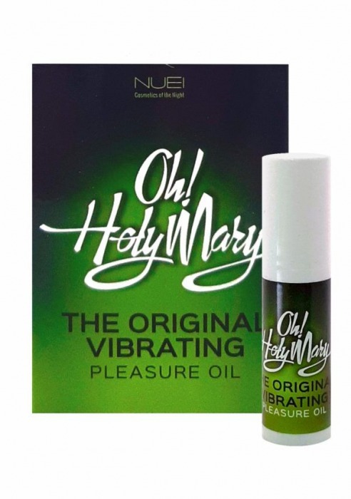 Масло унисекс с эффектом вибрации Oh! Holy Mary - 6 мл. - Nuei cosmetics - купить с доставкой в Коломне