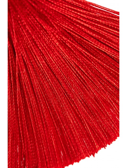 Зажимы на соски «Прищепки» с красными кисточками из шелка - Pecado - купить с доставкой в Коломне